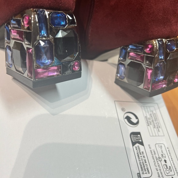 NWOT - Faux Suede Lace Ankle Boots (US 7) - Picture 9 of 10